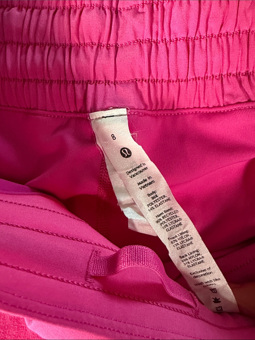 lululemon Hotty Hot High Rise Long Skort in Sonic Pink - Picture 2 of 9